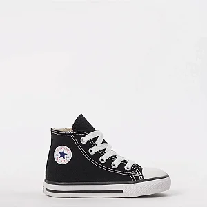 Tênis Converse CK00030002 Chuck Taylor All Star Hi Kids - Preto