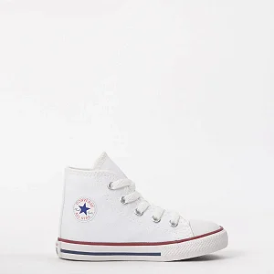 Tênis Converse CK00030001 Chuck Taylor All Star Hi Kids - Branco