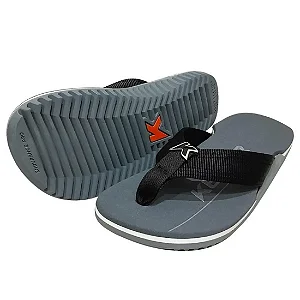 Chinelo Kenner Nk6 Pro - Cinza Preto