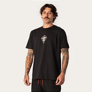 Tshirt MCD Regular Linha Do Tempo - Preto
