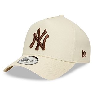 Boné 9FORTY A-FRAME SNAPBACK New York Yankees MLB Bege MLB - Bege