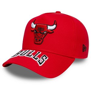 Boné 9FORTY A-FRAME SNAPBACK Chicago Bulls NBA - Vermelho