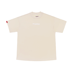 Tshirt Thug Nine Oversized Bold Puff - Off-White