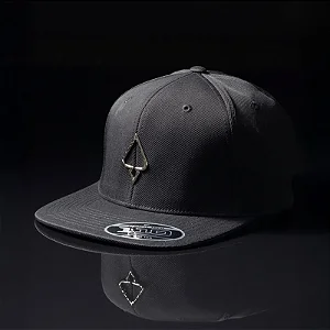 Bone MCD Fitão 1.10 Aba Reta Flexfit - Preto/Prata