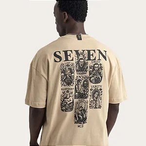 Tshirt MCD Seven Sins Boxfit - Bege