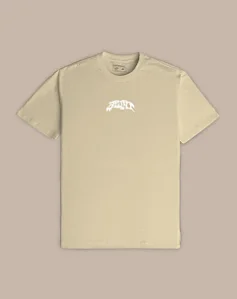 Tshirt Blunt Lettering - Bege