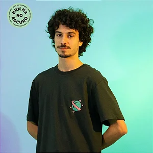 Tshirt Lost x Bob Esponja Crazy Gang - Preto