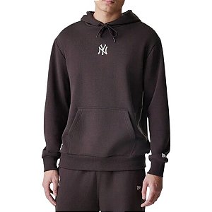 Moletom New Era com capuz oversized New York Yankees MLB - Marrom