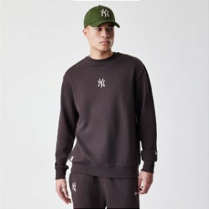 Moletom New Era Fleece Tops New York Yankees MLB - Marrom