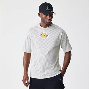 Tshirt New Era Regular Los Angeles Lakers NBA - Bege