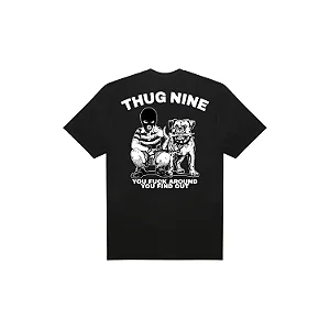 Tshirt Thug Nine Kid - Preto