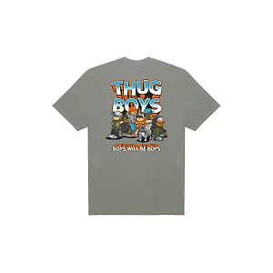 Tshirt Thug Nine Thug Boys - Cinza