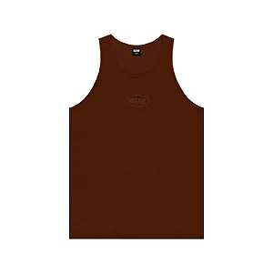 Regata Thug Nine Logo Elipse - Marrom