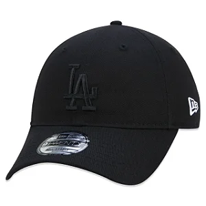 Boné 9TWENTY Los Angeles Dodgers MLB Aba Curva - Preto