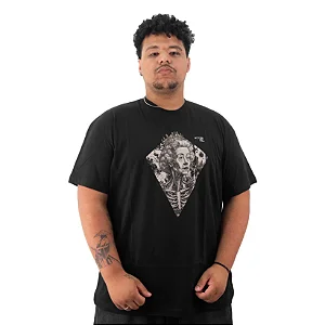 Tshirt MCD Oversized Queen - Preto