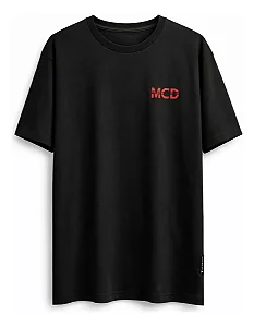 Tshirt MCD Oversized MCD Cortado - Preto
