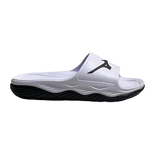 Chinelo Slide Mizuno Enerzy Branco e Preto