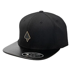 Boné MCD Golden Era Fitão Aba Reta Flexfit Preto
