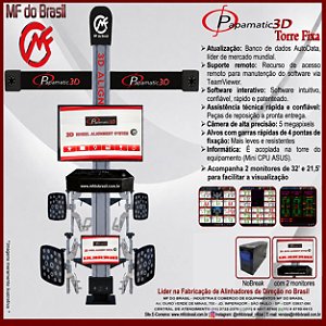 Alinhador 3D - COM MONITOR 32' GAMER E MINICPU ASUS DE 8GB RAM ACOPLADA NO RACK COM IMPRESSORA E NOBREAK