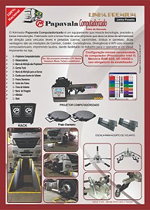 Alinhador Linha Pesada Computadorizado - Alinhador Computadorizado para Valeta