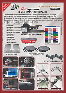 Alinhador Linha Pesada Semi-Computadorizado (CAMBER E CASTER) - Alinhador Móvel
