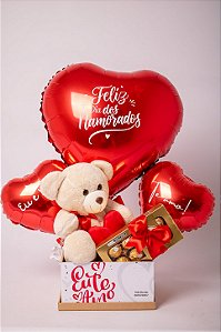Cesta kit feliz dia dos namorados