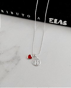 Colar Medalha Signo Touro - Prata