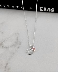 Colar Medalha Signo Sagitário - Prata