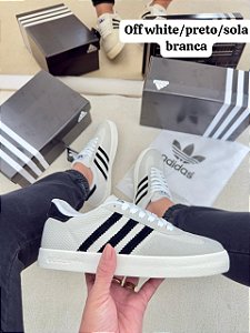 Tênis Gazelle Branco/Preto