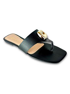 SANDÁLIA DEDO VEM VERÃO PRETA