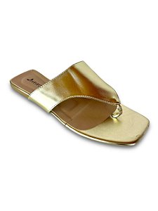 SANDÁLIA RASTEIRA LUXO DOURADA