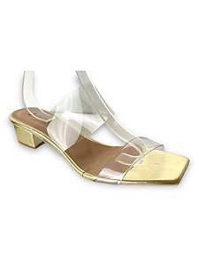 TAMANCO CRISTAL DOURADO SALTO 3CM