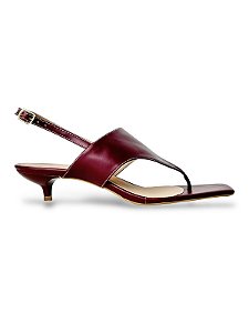 SANDÁLIA ELEGANT MARSALA SALTO 3CM