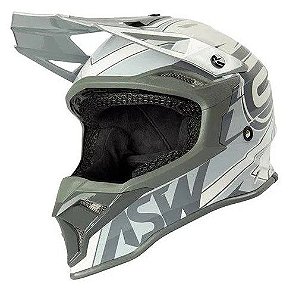 CAPACETE ASW FUSION 2.0 BLADE OFF WHITE - 58