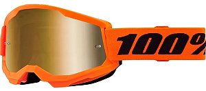 OCULOS 100% STRATA 2 ESPELHADO ORANGE