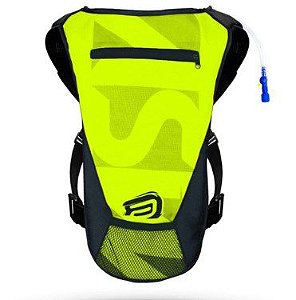 MOCHILA HIDRATAÇAO ASW RACE AMARELO FLUO PRETO