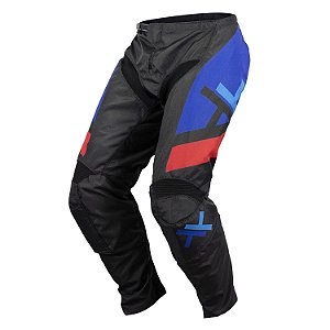 CALÇA MATTOS RACING ASSIMILATE AZUL/VERMELHO 44