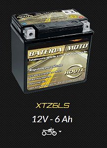 BATERIA ROUTE XTZ6LS BIZ 125 09/13/CBR1000 07/11/FAN150/FACTOR/XRE300/PCX/ELITE/FAZER 150