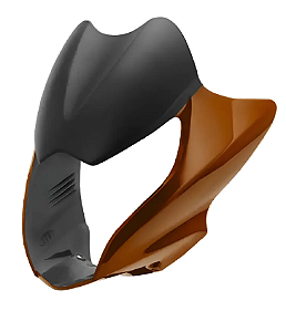 CARENAGEM FAROL TITAN 150 10 LARANJA METALICO SUNSET