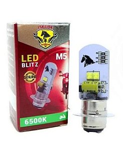 LAMPADA FAROL BIZ 100/125/BROS 125/150...12/CRYPTON LED M5 (OBS)