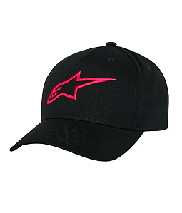 BONE ALPINESTARS AGELESS CURVE PRETO VERMELHO S/M EAN 8059175270642