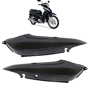 TAMPA LATERAL BIZ 110 16/17 PRETO