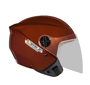 CAPACETE EBF SPARK JET SPECIAL EDITION MARROM 60