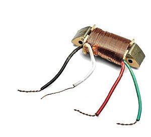 BOBINA LUZ HONDA CG/ML 6V ...81 4 FIOS ND