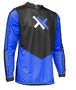 CAMISA MATTOS RACING ATOMIC AZUL/PRETO M