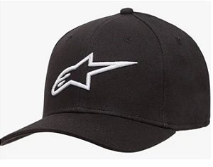 BONE ALPINESTARS AGELESS CURVE PRETO BRANCO S/M EAN 8051194963246
