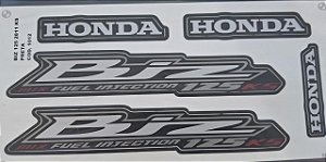 ADESIVO BIZ 125 11 KS PRETA