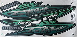 ADESIVO TITAN 125 03 KSE VERDE