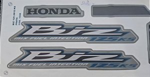 ADESIVO BIZ 125 12 KS PRATA