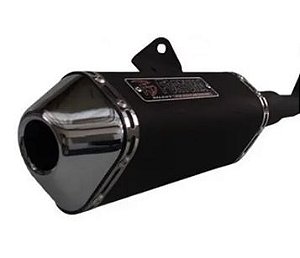 ESCAPAMENTO FAZER 250 10 MINI TRI PRETO